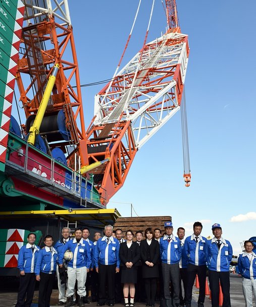 MIC Co. Ltd. takes delivery of its 4th Demag CC 8800-1 crawler crane